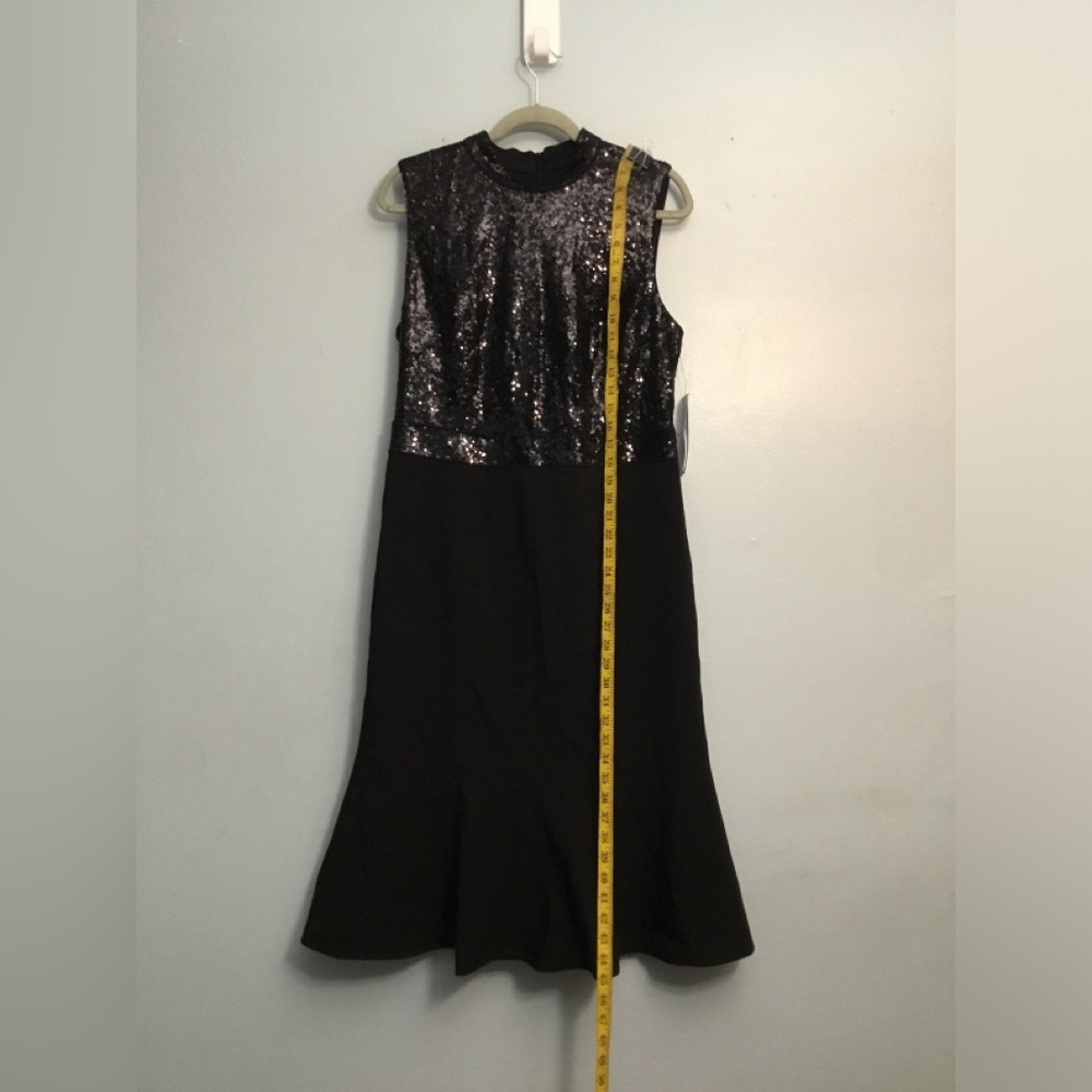 Maggy London Black Sequin Backless Dress - Picture 3 of 15